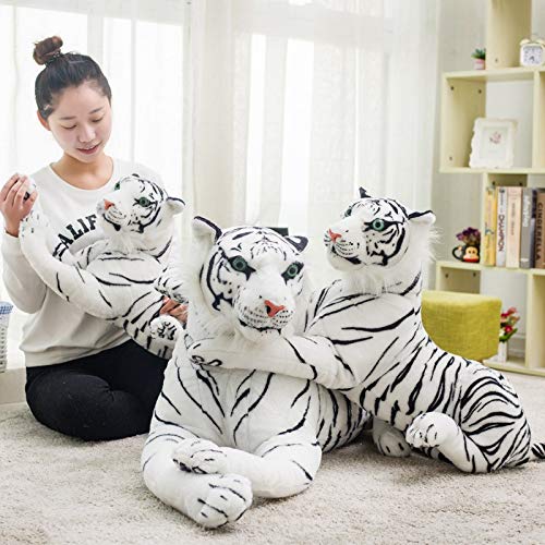 Wzxpoor 30-90 cm gigante siberiano bengala salvaje tigre peluche juguetes realista leopardo peluche almohada suave peluche relleno peluche juguete animal muñeca figurilla niños cumpleaños regalo de na