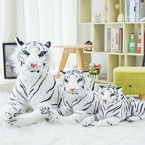 Wzxpoor 30-90 cm gigante siberiano bengala salvaje tigre peluche juguetes realista leopardo peluche almohada suave peluche relleno peluche juguete animal muñeca figurilla niños cumpleaños regalo de na