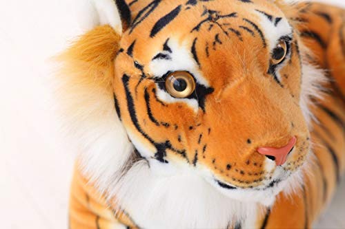 Wzxpoor 30-90 cm gigante siberiano bengala salvaje tigre peluche juguetes realista leopardo peluche almohada suave peluche relleno peluche juguete animal muñeca figurilla niños cumpleaños regalo de na