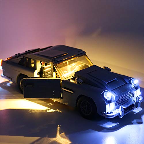 XDXDO Adecuado para Lego 10262 Creator Expert James Bond Aston Martin DB5-LED LED Kit, Compatible con Lego 10262 (Excepto Modelos Lego)