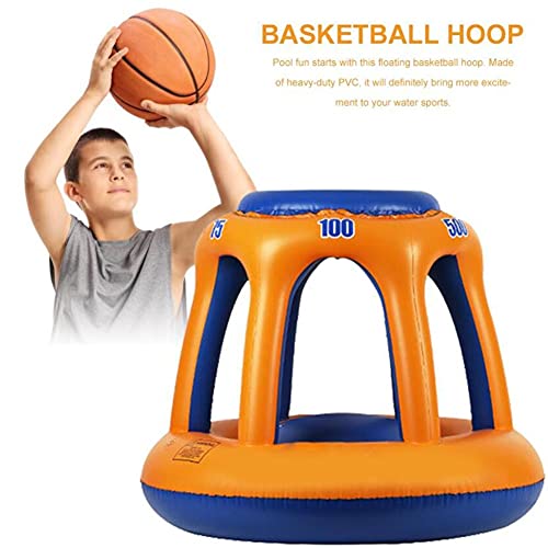 XIAOHUA-UK Piscina Baloncesto Hoop Ball Set, Hoop Inflable Juego De Agua De Agua sobre PVC Float Pool Accessories Adolescentes Adultos Agua Competitiva Juego De Agua para La Fiesta De Verano