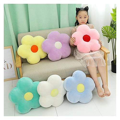 XIAOZSM Juguete de Peluche Precioso 40 cm Fresco Colorido Flor Polla de Peluche Pantalón Punto de Dibujos Animados Suave Planta Relleno Muñeca Silla Sofá Sofá Niños Amantes (Color : Light Grey)