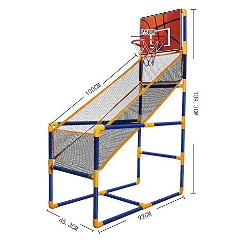 XINGLIAN Niños Juguetes De La Máquina De Tiro Portátil Canasta De Baloncesto Sistema De Red De Baloncesto con 3 Bolas Bajo Techo, En Exteriores Máquina De Tiro Electrónico Práctica De Baloncesto para