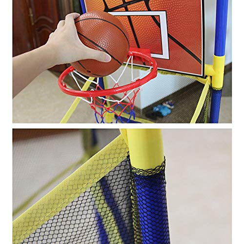 XINGLIAN Niños Juguetes De La Máquina De Tiro Portátil Canasta De Baloncesto Sistema De Red De Baloncesto con 3 Bolas Bajo Techo, En Exteriores Máquina De Tiro Electrónico Práctica De Baloncesto para