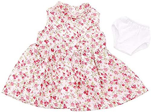 XinYiC Ropa de muñeca falda floral para muñecas de 18 pulgadas American Girl Dolls Our Generation Journey Girl Doll