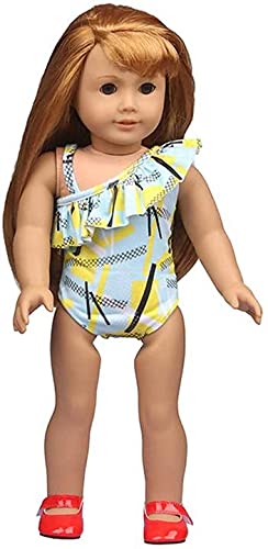 XinYiC Traje de baño para muñecas de 18 pulgadas American Girl Dolls Our Generation Journey Girl Doll Accesorios de disfraz para niños de 3 años en adelante - #B