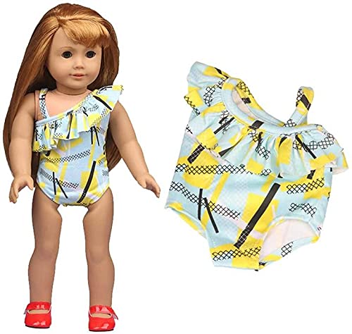 XinYiC Traje de baño para muñecas de 18 pulgadas American Girl Dolls Our Generation Journey Girl Doll Accesorios de disfraz para niños de 3 años en adelante - #B