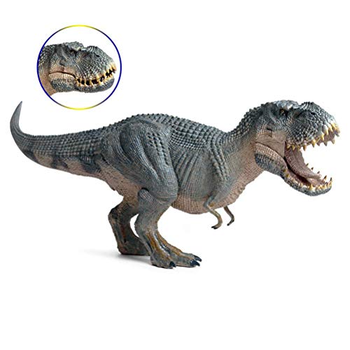 XOYZUU Super Colossal Indominus Rex - Figura de dinosaurio verde Tyrannosaurus Rex juguete realista modelo pedagógico animal para niños