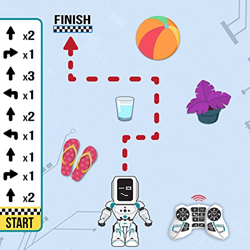 Xtrem Bots - Robbie, Robot Juguete Teledirigido Programable, Robots para Niños 5 Años O Más Educativos, Juguetes Robótica Educativa, Juego Robotica, Stem