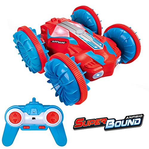 Xtrem Raiders Superbound - Anfibio teledirigido para Niños, Azul/Rojo