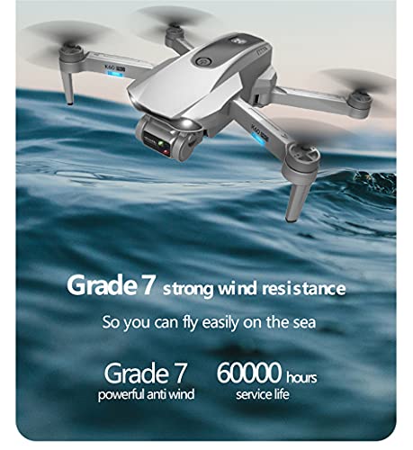 XTREME STYLE ✈️ Dron profesional GPS con cámara dual 6K 30 min de tiempo de vuelo, 1200 m de alcance, zoom 50x, retorno automático, cuadricóptero teledirigido plegable y elegante con maletín