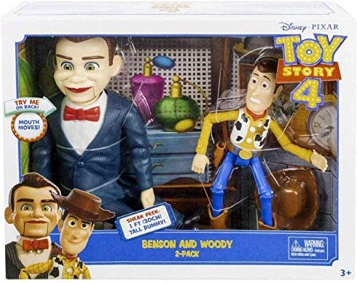 XVPEEN Modelo Toy Story 4 Benson (Mouth Moves) Y Woody 2-Pack Playset 15Cm Regalo De Escultura De Dibujos Animados