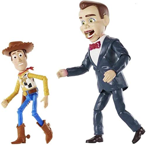 XVPEEN Modelo Toy Story 4 Benson (Mouth Moves) Y Woody 2-Pack Playset 15Cm Regalo De Escultura De Dibujos Animados