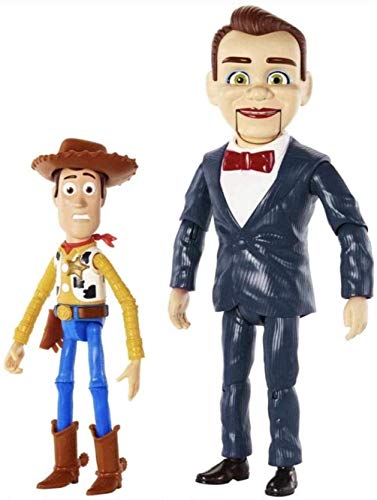 XVPEEN Modelo Toy Story 4 Benson (Mouth Moves) Y Woody 2-Pack Playset 15Cm Regalo De Escultura De Dibujos Animados