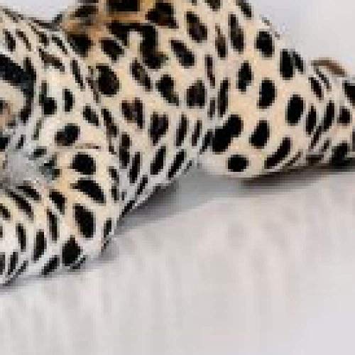 Xwywp toys blando suaves animales de relleno suave tigre peluche juguetes almohada animal kawaii muñeca algodón niña brinquedo juguetes para niños 48 cm leopardo JXNB ( Color : Leopard , Size : 48cm )