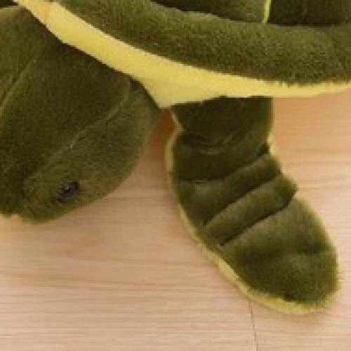 Xwywp Toys Blando Tortuga Peluche Juguetes Verde Peluche Tortuga cojín Almohada Juguetes Kawaii Suave Animal bebé muñeca bebé niños Regalos cumpleaños 25 cm JXNB (Color : 23cm)