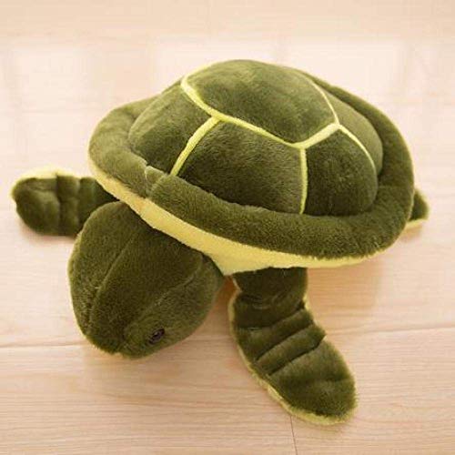 Xwywp Toys Blando Tortuga Peluche Juguetes Verde Peluche Tortuga cojín Almohada Juguetes Kawaii Suave Animal bebé muñeca bebé niños Regalos cumpleaños 25 cm JXNB (Color : 23cm)