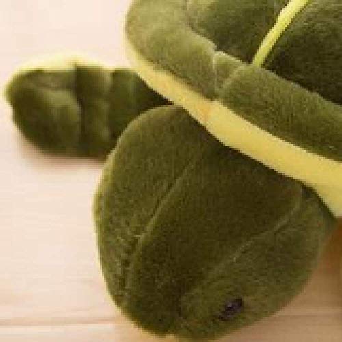 Xwywp Toys Blando Tortuga Peluche Juguetes Verde Peluche Tortuga cojín Almohada Juguetes Kawaii Suave Animal bebé muñeca bebé niños Regalos cumpleaños 25 cm JXNB (Color : 23cm)