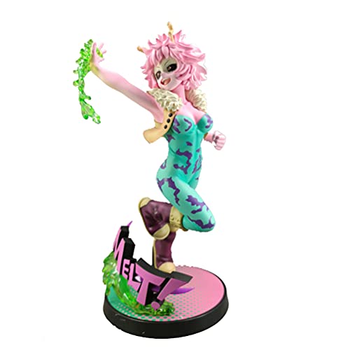 XYZLEO My Hero Academia Mina Ashido Figura De Acción PVC De Protección del Medio Ambiente Estatuas De Juguete Adecuado para La Colección De Aficionados