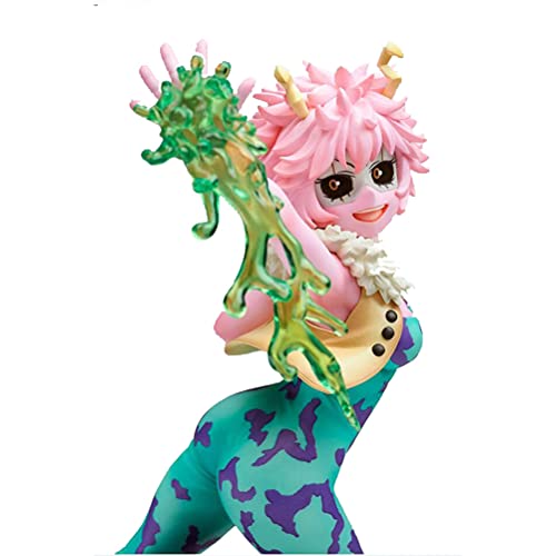 XYZLEO My Hero Academia Mina Ashido Figura De Acción PVC De Protección del Medio Ambiente Estatuas De Juguete Adecuado para La Colección De Aficionados