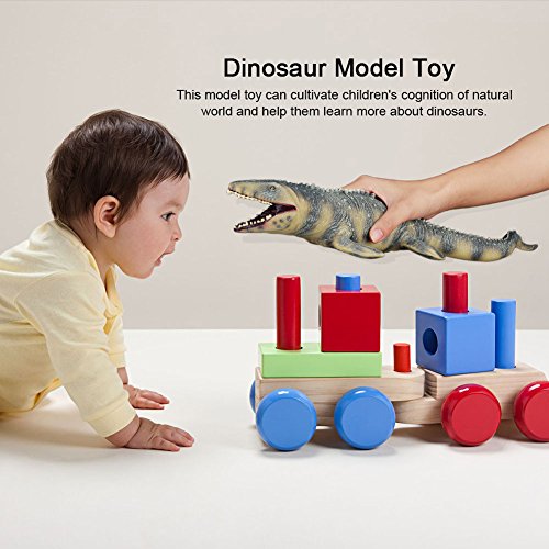 Yanmis Juguete de Dinosaurio, 45 cm Realista Mosasaurus Dinosaurio Modelo Animal Figura Suave y elástico Dinosaurio Juguete Modelo Animal Juguete Modelo Dinosaurio Juguete para niños Jugar