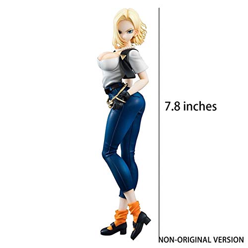 Yanshangqi Dragon Ball: DB Gals Android 18 versión 2 Figura de PVC - 7.8 Pulgadas