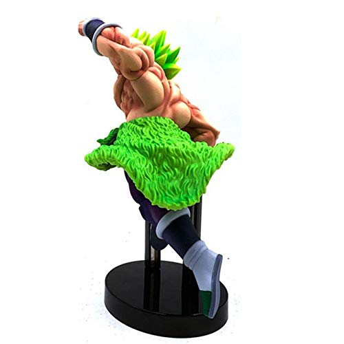 Yasdf Dragon Ball Super Broly Figura De Acción 21Cm, PVC Dragon Ball Z Anime Broly Super Saiyan Toy DBZ