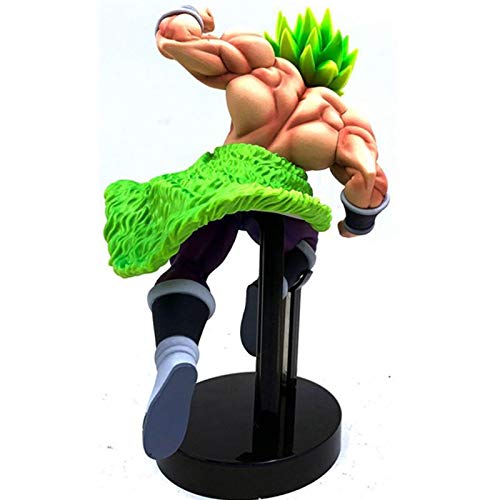 Yasdf Dragon Ball Super Broly Figura De Acción 21Cm, PVC Dragon Ball Z Anime Broly Super Saiyan Toy DBZ