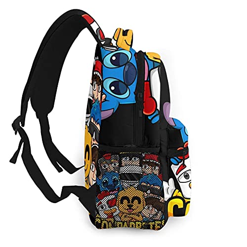 Yaxinduobao Mik-ecra_ck - Mochila escolar para niños para niñas, niños, ligera, duradera, para escuela primaria, mochila para libros Backpack College School Business Travel Bag Work Bookbag