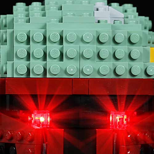 YBLOC Kit De Iluminación LED para Casco Lego 75277 Star Wars Boba Fett, Espectáculo De Luces Compatible con Lego 75277 (No Incluye El Juego Lego)