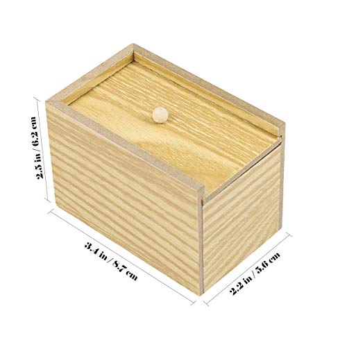 YeahiBaby Caja de Araña de Madera Caja de Broma Regalo para Niños