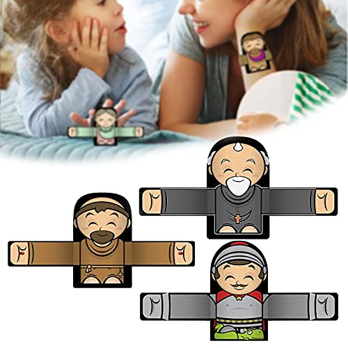 YIDIANIDAN Cartoon Slap Circle Toy, Slap Bracelets Puzzle Cute Cartoon Character Clap Hand Ring, Slap Bracelet for Kids Boys & Girls Birthday Party Supplies Favors, Classroom Exchange G