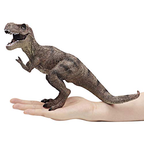 YIJIAOYUN Figura de Dinosaurio Surtido de plástico Grande de 12 Pulgadas Figura de tiranosaurio Verde Rex Toy Modelo Educativo Realista Animal para Niños