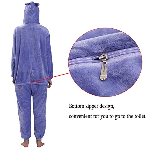 Yimidear Unisex Cálido Pijamas para Adultos Cosplay Animales de Vestuario Ropa de Dormir Halloween y Navidad