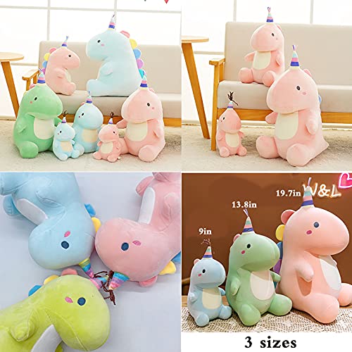 YISD Cute Dinosaur Toy, Plush Dinosaur Stuffed Animal,Stuffed Animal Plush Toys Dinosaur Stuffed Animals (Pink,19.7in)