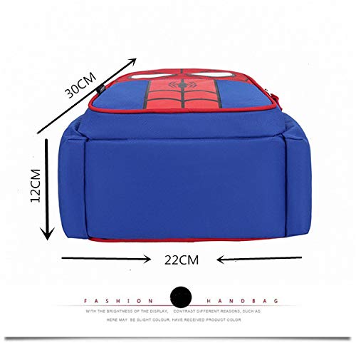 YKKJ Mochila para niños Spiderman, bolsa impermeable 3D, mochila superhéroe 3D Mochila Mochilas para niños Camping Senderismo.