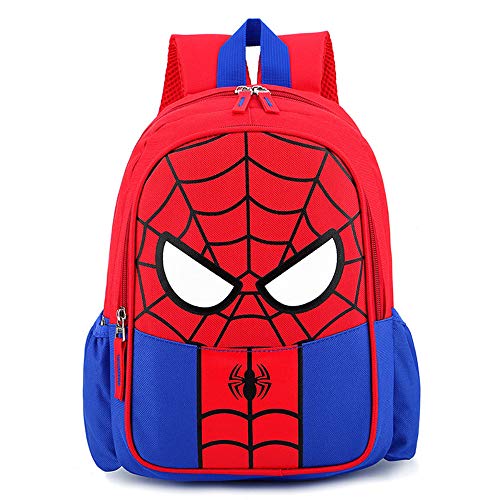 YKKJ Mochila para niños Spiderman, bolsa impermeable 3D, mochila superhéroe 3D Mochila Mochilas para niños Camping Senderismo.