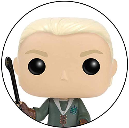 YLHJY Pop Draco Malfoy Brothers Harry James Potter Varita mágica Mini Q Versión 10cm Colección Acción PVC Figura EP PVC