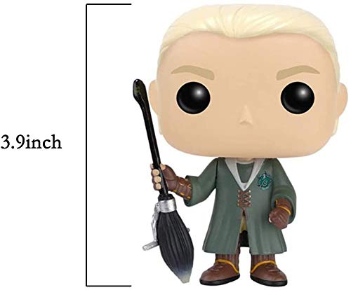 YLHJY Pop Draco Malfoy Brothers Harry James Potter Varita mágica Mini Q Versión 10cm Colección Acción PVC Figura EP PVC