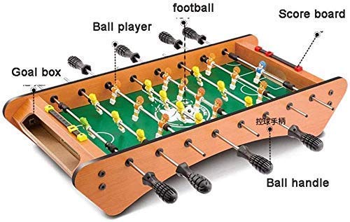 YLJYJ Mesa de futbolín de Mesa - Mini Juego de fútbol de Mesa portátil para Adultos y niños, mesas de fútbol de futbolín S (Juegos de Escritorio)