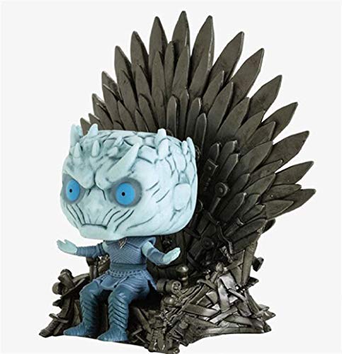 Ymdmds Escultura de Anime Figura Hombre Animado Funko Pop Canción de Hielo y Fuego Juego de Tronos Noche Rey Unos 15 cm de Alto