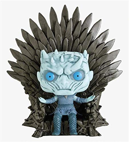 Ymdmds Escultura de Anime Figura Hombre Animado Funko Pop Canción de Hielo y Fuego Juego de Tronos Noche Rey Unos 15 cm de Alto