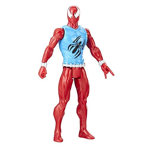 Yongpeng Figura de acción Nuevos Avengers Ultimate Spider- Man Titan Hero Series Marvel' s Scarlet Spider Man Iron Spiderman Action Figure Doll Juguetes for Boy ( Color : A No Box )