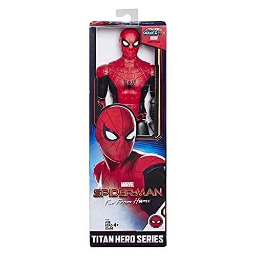 Yongpeng Figura de acción Nuevos Avengers Ultimate Spider- Man Titan Hero Series Marvel' s Scarlet Spider Man Iron Spiderman Action Figure Doll Juguetes for Boy ( Color : E with Box )