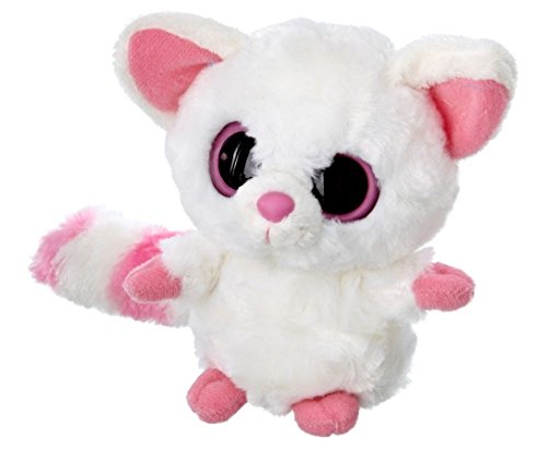 YooHoo & Friends - Peluche Fennec, 18 cm, Color Blanco y Rosa (Aurora World 12020)