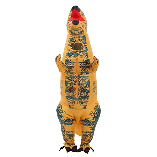 YTWD Disfraz Inflable de Stegosaurus Jurásico Air Blow Up Dinosaur Jumpsuit Fancy Dress Traje para la Fiesta de Disfraces Cosplay Impermeable y Duradero Unisex Dos tamaños para Elegir,Kids