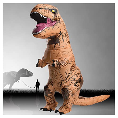 YTWD T Rex Dinosaur Disfraz Inflable Divertido Divertido Niños Cosplay Party Unisex Inflable Disfraz Fiesta Fiesta Fiesta Suministros Disfraces Niños Adultos Adolescentes Tallas Grandes,Kids