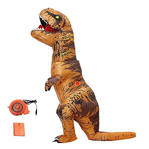 YTWD T Rex Dinosaur Disfraz Inflable Divertido Divertido Niños Cosplay Party Unisex Inflable Disfraz Fiesta Fiesta Fiesta Suministros Disfraces Niños Adultos Adolescentes Tallas Grandes,Kids