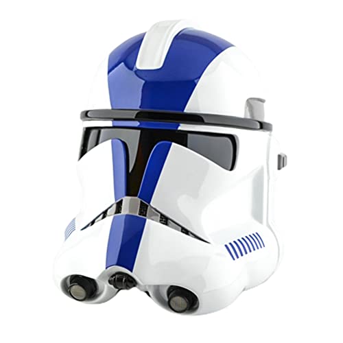 Yuciya Máscara de Casco Mandaloriano, Casco Premium de Soldado de Asalto de Primer Orden de Star Wars, Ropa de Halloween Casco de PVC Películas Cosplay Sombrero para Fiesta Festival Navidad