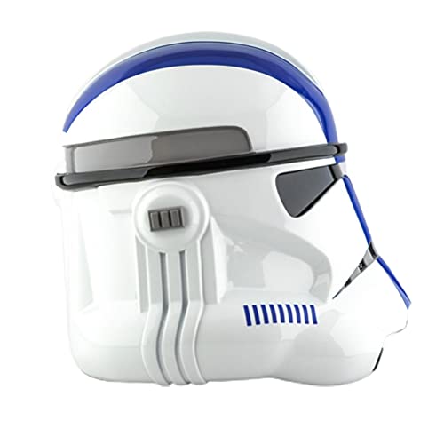 Yuciya Máscara de Casco Mandaloriano, Casco Premium de Soldado de Asalto de Primer Orden de Star Wars, Ropa de Halloween Casco de PVC Películas Cosplay Sombrero para Fiesta Festival Navidad